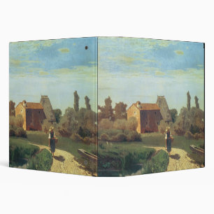 May Morning (oil on canvas) 3 Ring Binder