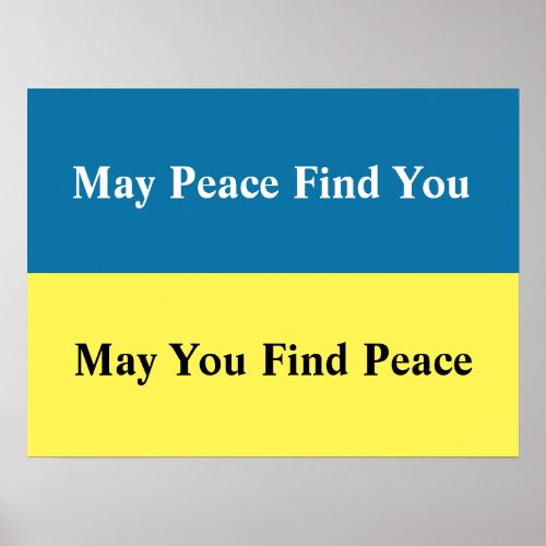 May Peace Find You  Poster