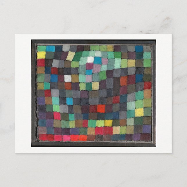 May Picture, by Paul Klee, 1925 Postcard (Front)