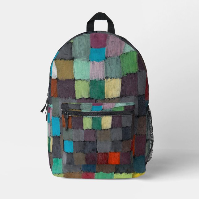 May Picture by Paul Klee 1925 Printed Backpack (Front)