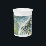 May Reflections Drink Pitcher<br><div class="desc">This abstract geometric design with soft,  muted tones is inspired by the colors of water in Spring.</div>