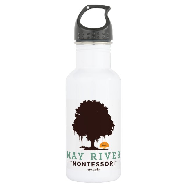 May River Montessori Water Bottle (Front)