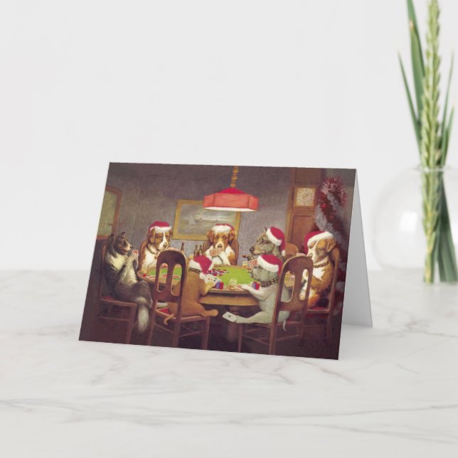 May Santa Bring You Aces Holiday Card (Front)