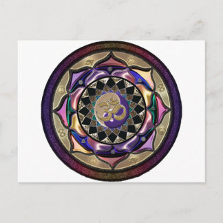May Surprise Mandala Postcard
