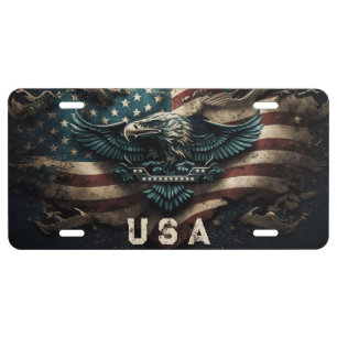 May the 4th be With you Eagle License Plate