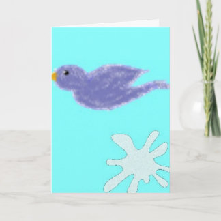 May the bluebird of happiness poop on your head! card