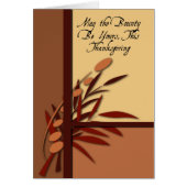 May The Bounty be Yours card (Front)