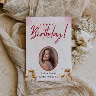 May the candles on your cake shine bright invitation