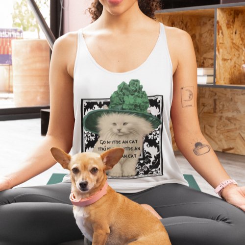 May the cat eat you and may the devil eat the cat tank top