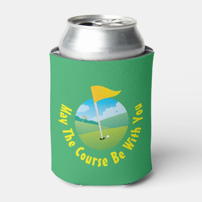 May The Course Be With You Can Cooler (Can Front)