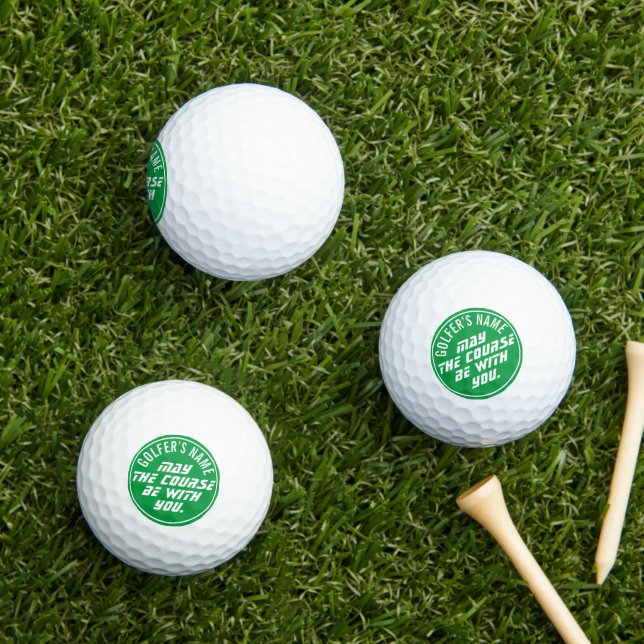 May the Course be With You Custom Golf Balls (Insitu Grass)