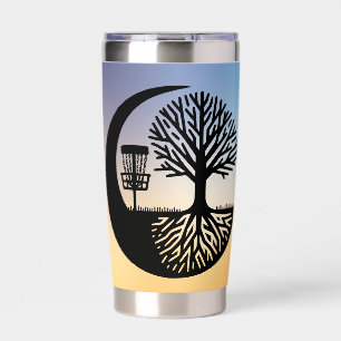 May the Course be with You Disc Golf Humor Insulated Tumbler