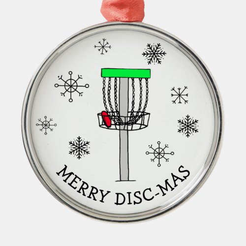 May the Course be with You Disk Golf   Metal Ornament