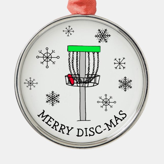May the Course be with You, Disk Golf   Metal Ornament (Front)