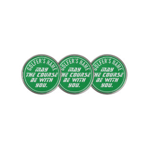 May the Course be With You Golf Ball Markers