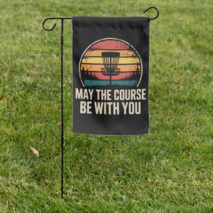 May The Course Be With You Golf Golfer Gift Garden Flag