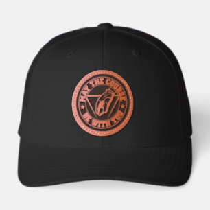 May The Course Be With You Golf Leather Patch Hat
