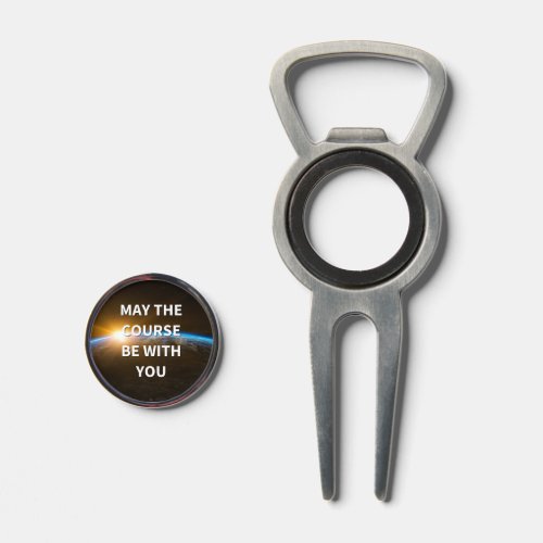 May the Course be With You Marker Bottle Opener Divot Tool