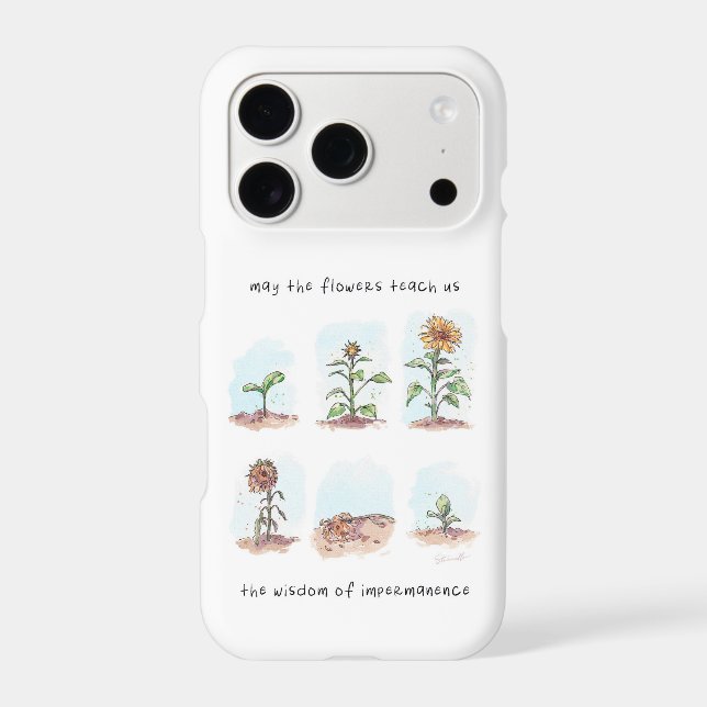 May the flowers Quote iPhone Case (Back)