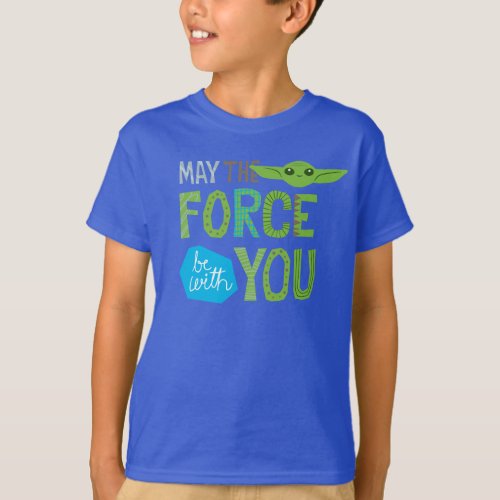 May The Force Be With You Cute Illustration T_Shirt
