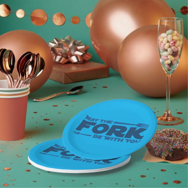 May the fork be with you paper plates (Multi)