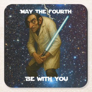May the Fourth be with you (Math-ter)! Square Paper Coaster