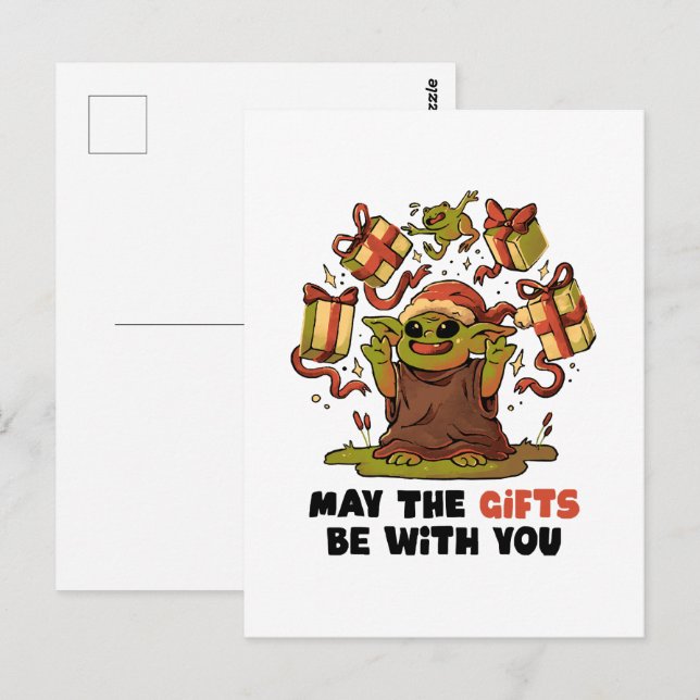 May the Gifts Be With You Postcard (Front/Back)