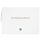 MAY THE HOLIDAY BRING YOU JOY W/ BEAUTIFUL SANTA (Back Horizontal)