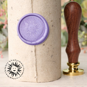 May The Long Time Sun Shine Upon You Quote Wax Seal Stamp