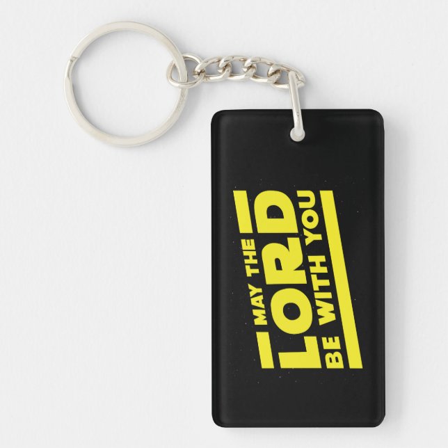 May the LORD be with you Keychain (Front)