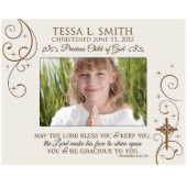 May The Lord Bless You 4X6 Picture Frame - White (Front)