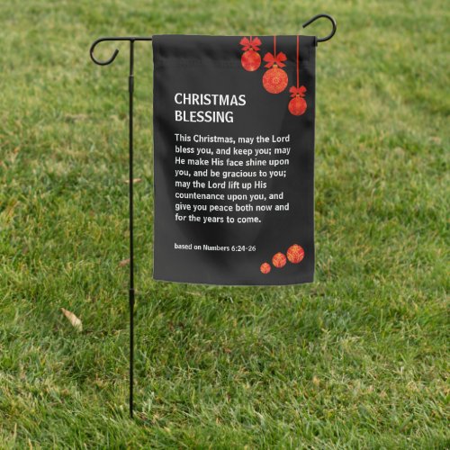 MAY THE LORD BLESS YOU Numbers 6 Christmas Garden Flag