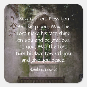 May The Lord Bless You Sticker