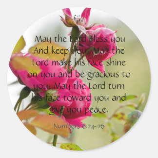 May The Lord Bless You Sticker