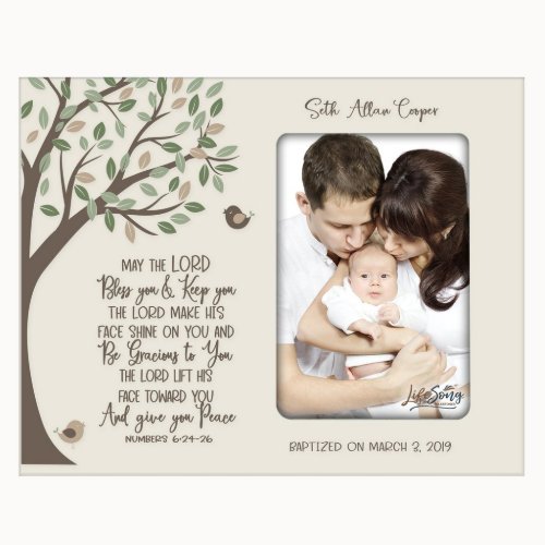 May  the Lord Cute Ivory Blessing Picture Frame