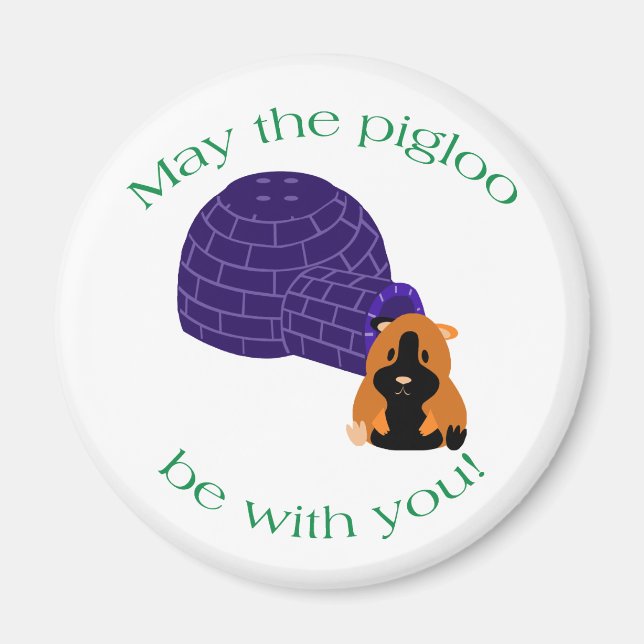 May the Pigloo Lyric Magnet (Front)