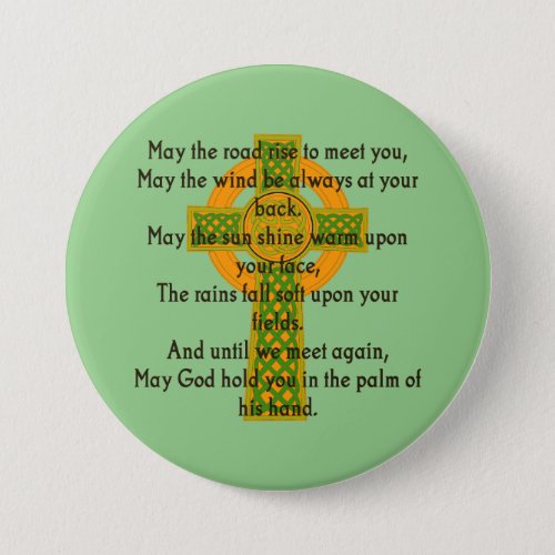 May The Road Rise To Meet You _ Irish Quote  Button