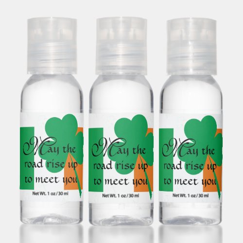MAY THE ROAD RISE UP St Patricks Day Hand Sanitizer