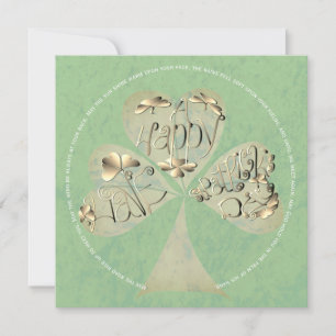 "May the road rise up..."St. Patrick's Day Thank You Card