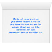 MAY THE ROAD RISE UP TO MEET YOU. (Inside Horizontal (Bottom))