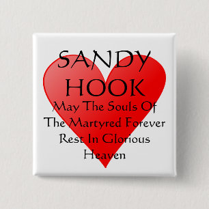MAY THE SOULS OF THE MARTYRED REST IN... PINBACK BUTTON