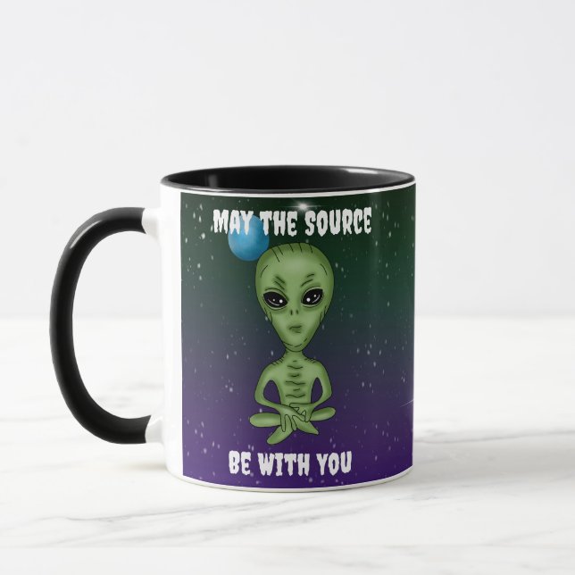 May the Source Be With You | Alien Planets Mug (Left)