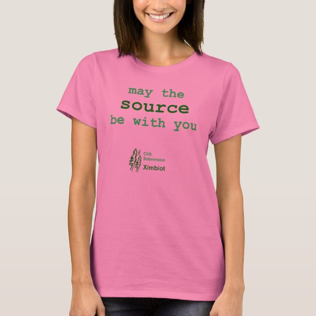 may the source be with you - crisp T-Shirt (Front)