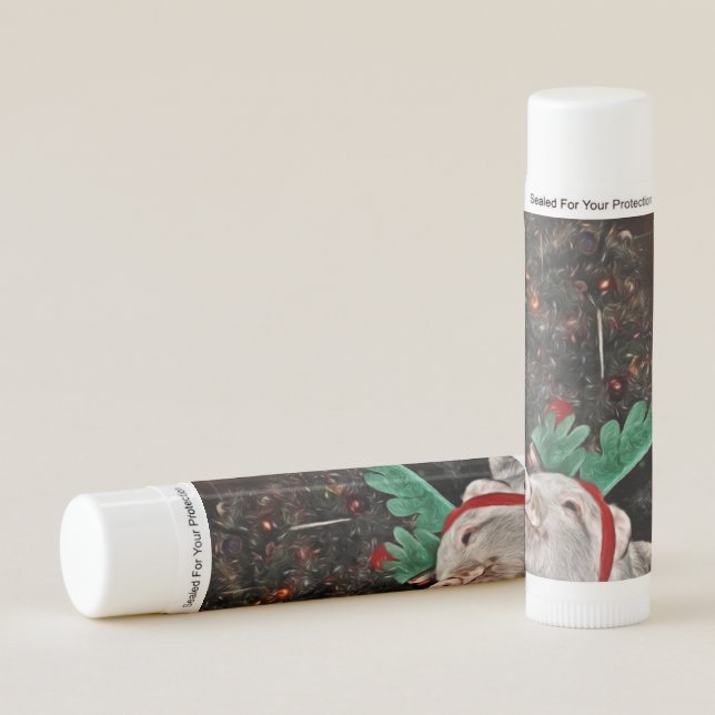 May the spirit of Christmas, Pig Lip Balm (Front)