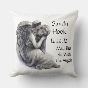 May They Fly With The Angels Throw Pillow