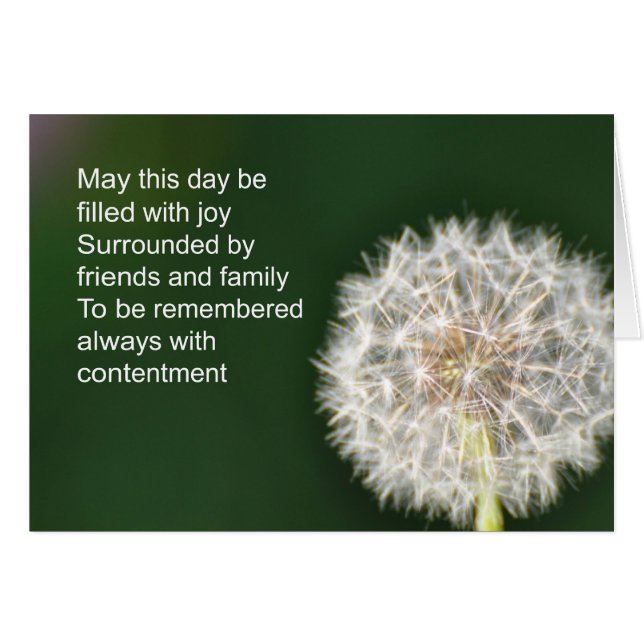 May This Day Be Filled With Joy Cards (Front Horizontal)