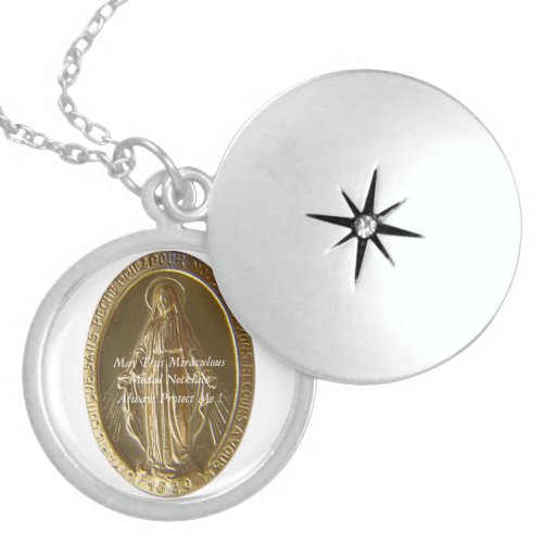 May This Miraculous Medal Necklace Protect Me 