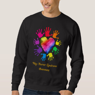 May Thurner Syndrome Awareness Hands Sweatshirt
