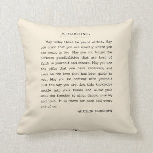 May today there be peace within throw pillow