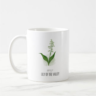 May Violet Birth Flower T-Shirt Watercolor Coffee Mug